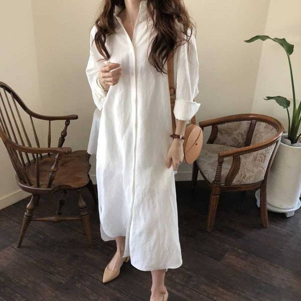 casual dresses excellent white cotton shirt spring summer vintage solid robe femme loose causal long sleeve women v7ga, Black;gray
casual dresses excellent white cotton shirt spring summer vintage solid robe femme loose causal long sleeve women v7ga, Black;gray