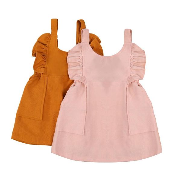 newborn toddler baby girls corduroy suspender dress overalls 2021 fall winter solid color sleeveless ruffles dress baby outfits, Red;yellow
newborn toddler baby girls corduroy suspender dress overalls 2021 fall winter solid color sleeveless ruffles dress baby outfits, Red;yellow