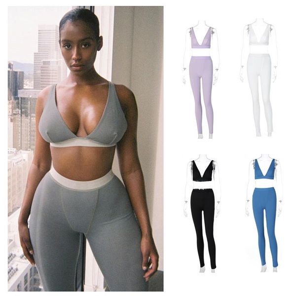 yoga outfit sportswear fitness leggings running riding dancing tights women's suit v-neck vest crop long sleeve pants set
yoga outfit sportswear fitness leggings running riding dancing tights women's suit v-neck vest crop long sleeve pants set