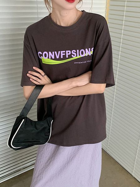 2021 new vintage letter print t shirt cotton women t-shirts summer harajuku female short sleeve long tee tshirts and midi skirt 1p3w, White
2021 new vintage letter print t shirt cotton women t-shirts summer harajuku female short sleeve long tee tshirts and midi skirt 1p3w, White