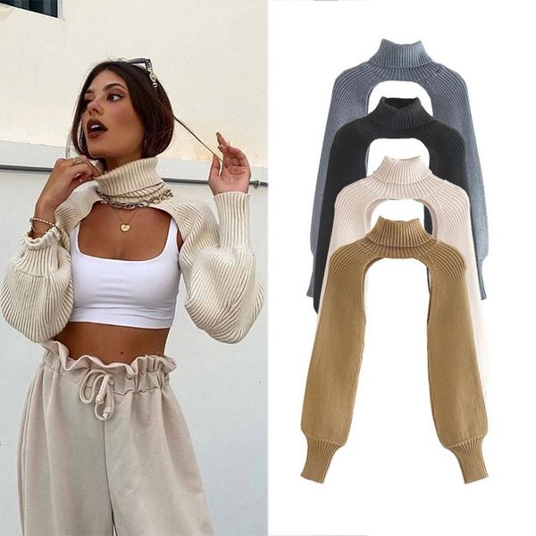 women's sweaters 2021 retro sense knit shirt sleeve autumn and winter style small high-neck sweater pullovers top, White;black
women's sweaters 2021 retro sense knit shirt sleeve autumn and winter style small high-neck sweater pullovers top, White;black