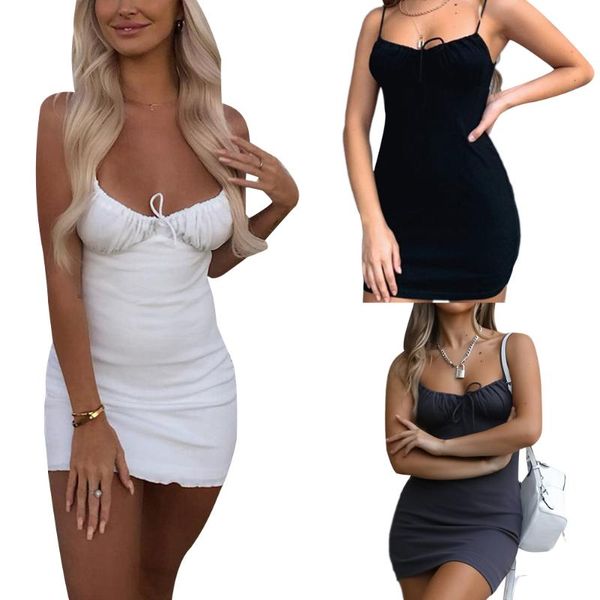2021 women suspender dress fashion solid color pleated lace up nightclub dress ladies sleeveless dresses, Black;gray
2021 women suspender dress fashion solid color pleated lace up nightclub dress ladies sleeveless dresses, Black;gray