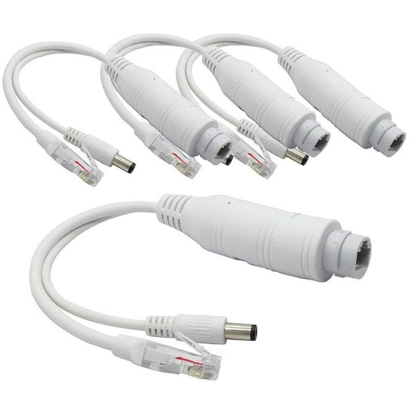 4 pieces of power 48v to 12v waterproof poe splitter adapter, 10/100mbps white in accordance with ieee 802.3af
4 pieces of power 48v to 12v waterproof poe splitter adapter, 10/100mbps white in accordance with ieee 802.3af