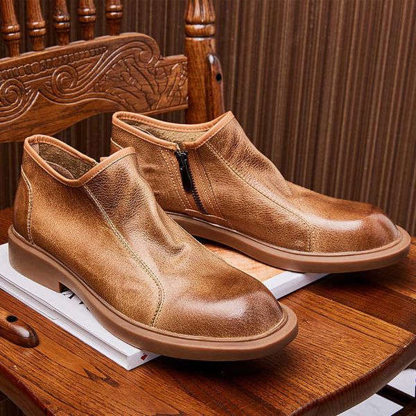 chelsea boots men's casual high leather shoes martin boots men's british winter ps suede short, Black
chelsea boots men's casual high leather shoes martin boots men's british winter ps suede short, Black