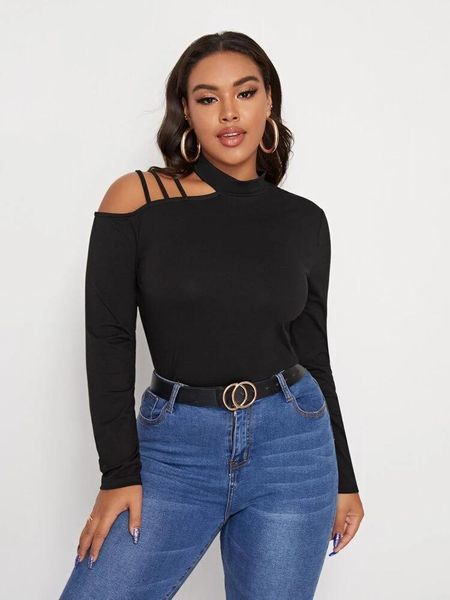 women's t-shirt plus size t shirt women 2021 spring autumn fashion hollow out long sleeve tee black elegant, White
women's t-shirt plus size t shirt women 2021 spring autumn fashion hollow out long sleeve tee black elegant, White