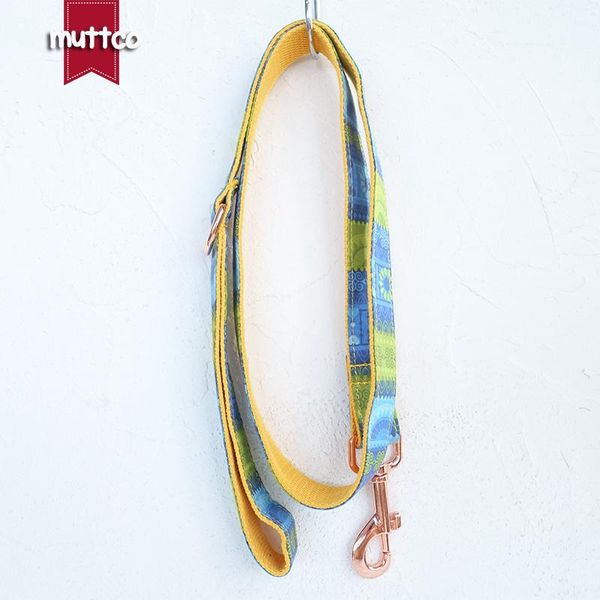 dog collars & leashes muttco retailing handmade collar the folk yellow leash 5 sizes udc024m
dog collars & leashes muttco retailing handmade collar the folk yellow leash 5 sizes udc024m