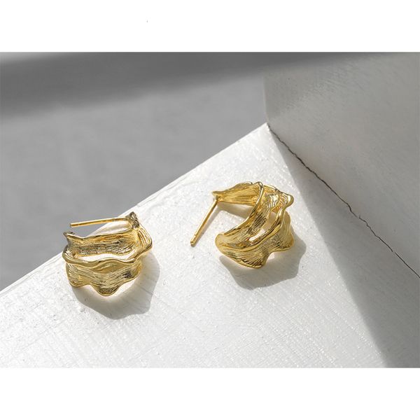 korean ins minority design sense is very simple, irregular surface texture hollowed out earrings advanced earrings, Golden
korean ins minority design sense is very simple, irregular surface texture hollowed out earrings advanced earrings, Golden