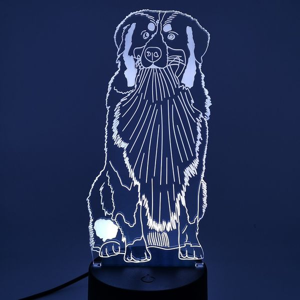 3d nightlights with sensor rgb color changing bernese mountain dog led light party gift atmosphere lamp
3d nightlights with sensor rgb color changing bernese mountain dog led light party gift atmosphere lamp