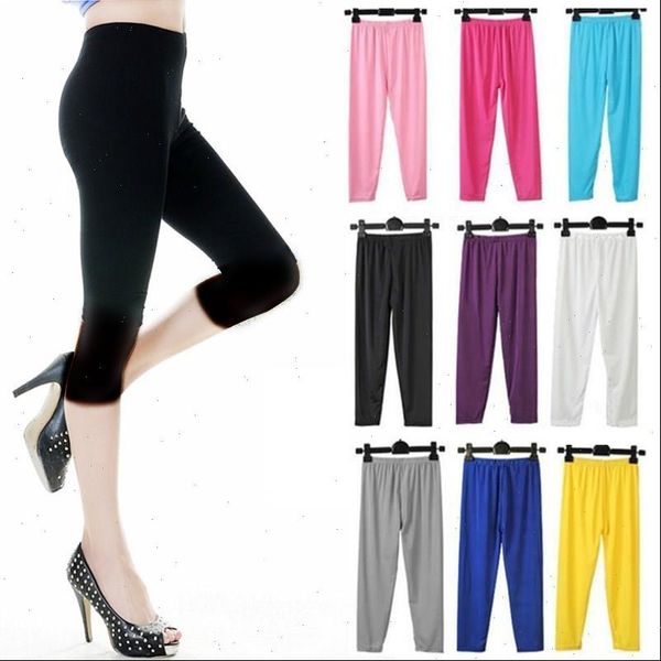 ice silk leggings summer women short leggings elastic slim thin cropped pants girl lady basic trousers bodycon casual jegging, Black
ice silk leggings summer women short leggings elastic slim thin cropped pants girl lady basic trousers bodycon casual jegging, Black