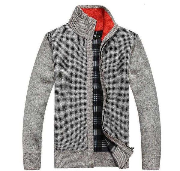 men's jackets knitted stand collar business hombres male father jacket coats mens sweater thich pwki, Black;brown
men's jackets knitted stand collar business hombres male father jacket coats mens sweater thich pwki, Black;brown