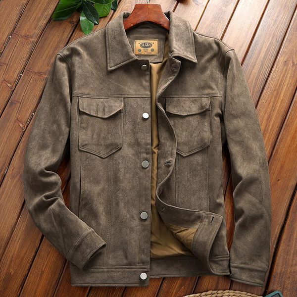 men's jackets fashion clothing spring and autumn faux suede slim fit jacket outwear solid color male daily casual coat lapel, Black;brown
men's jackets fashion clothing spring and autumn faux suede slim fit jacket outwear solid color male daily casual coat lapel, Black;brown