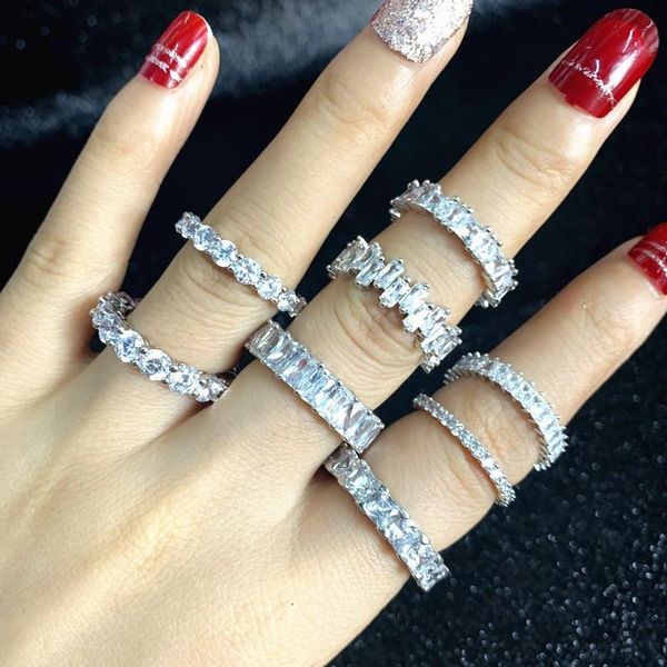 wedding rings high end austria crystal for women simple design fashion zircon jewelry bridal engagement ring accessory zk40, Slivery;golden
wedding rings high end austria crystal for women simple design fashion zircon jewelry bridal engagement ring accessory zk40, Slivery;golden
