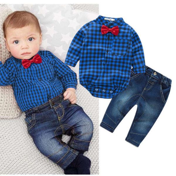 clothing sets kids baby boy long sleeve plaid romper bodysuit jumpsuit +jeans pants outfits clothes set, White
clothing sets kids baby boy long sleeve plaid romper bodysuit jumpsuit +jeans pants outfits clothes set, White