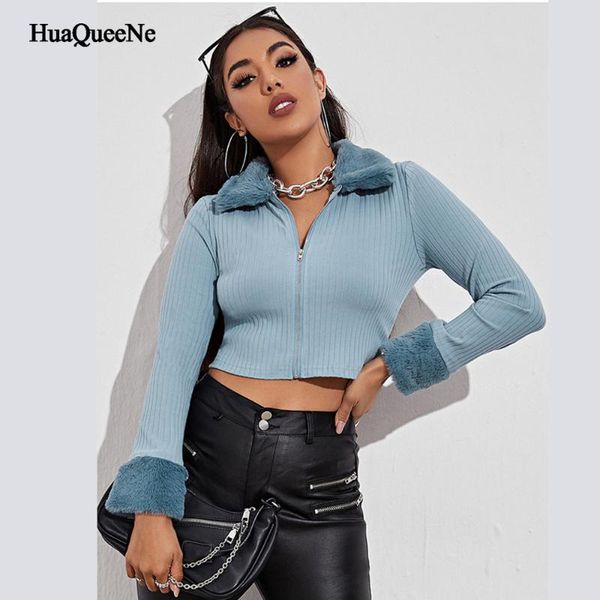 women's jackets fashion knitted sweater coat autumn and winter fur collar warm cropped jacket solid color zipper casual, Black;brown
women's jackets fashion knitted sweater coat autumn and winter fur collar warm cropped jacket solid color zipper casual, Black;brown