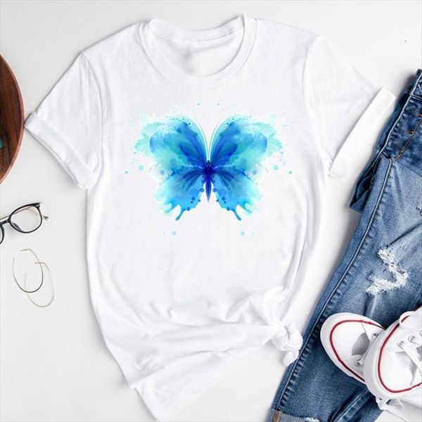 graphic watercolor beach butterfly womens t shirts kawaii fashion print short sleeve summer female clothes tees shirt, White
graphic watercolor beach butterfly womens t shirts kawaii fashion print short sleeve summer female clothes tees shirt, White