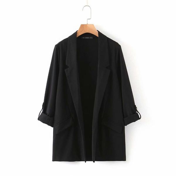 women's suits & blazers 2021 korean office suit commuter jacket striped long sleeve blazer stylish design elegant wear, White;black
women's suits & blazers 2021 korean office suit commuter jacket striped long sleeve blazer stylish design elegant wear, White;black