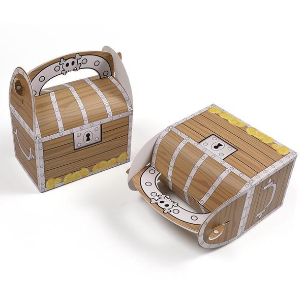 gift wrap 5-50 pirate theme treasure treat chest paper candy boxes kids halloween wood grain portable biscuit packaging box bag
gift wrap 5-50 pirate theme treasure treat chest paper candy boxes kids halloween wood grain portable biscuit packaging box bag