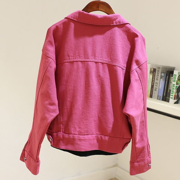 spring korean rose red denim jacket women loose short outerwear chaqueta mujer batwing sleeve casual jeans jackets coat female yi3i, Black;brown
spring korean rose red denim jacket women loose short outerwear chaqueta mujer batwing sleeve casual jeans jackets coat female yi3i, Black;brown