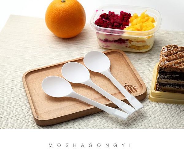 spoons dessert spoon thicken plastic disposable cake yogurt fast baking supplies tableware ice cream big head 100pcs
spoons dessert spoon thicken plastic disposable cake yogurt fast baking supplies tableware ice cream big head 100pcs