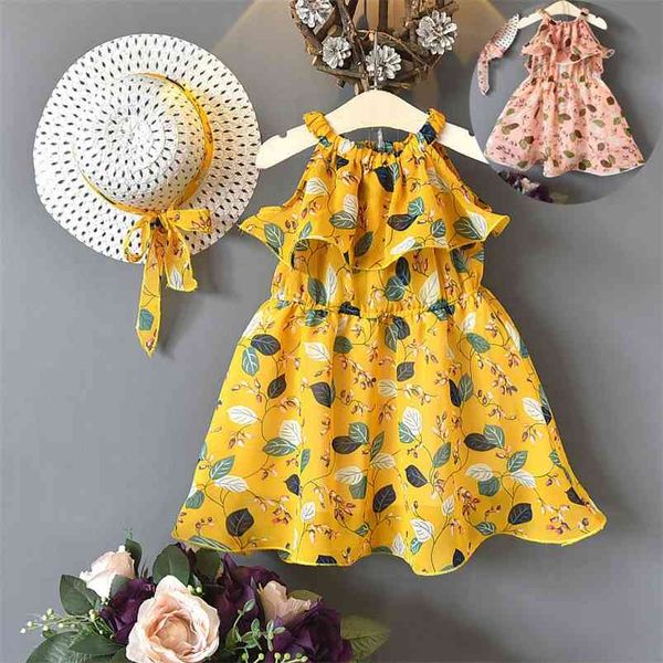 arrivals summer style chiffon strap print leaves ruffles cute 2pcs girls a-line dresses 210629, Red;yellow
arrivals summer style chiffon strap print leaves ruffles cute 2pcs girls a-line dresses 210629, Red;yellow
