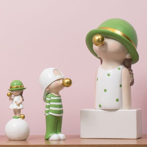 artlovin nordic style character figurines kids model blowing bubble gum statue for living room decoration modern home decoration c0220
artlovin nordic style character figurines kids model blowing bubble gum statue for living room decoration modern home decoration c0220