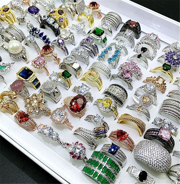 18k real gold color preserving ring super flash gemstone micro-inlaid zircon men women rings zirconium fashion exaggerated mixed batch, Golden;silver
18k real gold color preserving ring super flash gemstone micro-inlaid zircon men women rings zirconium fashion exaggerated mixed batch, Golden;silver