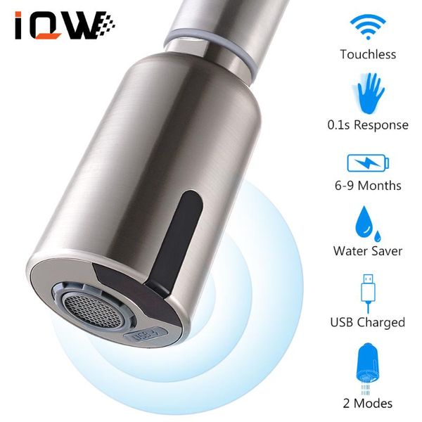 smart touchless kitchen faucet spray usb recharged smart water tap adapter spout faucet accessorie
smart touchless kitchen faucet spray usb recharged smart water tap adapter spout faucet accessorie
