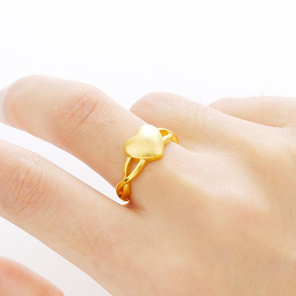 wedding rings trend 999 gold plated women heart ring cute twisted romantic birthday anniversary engagement jewelry gift, Slivery;golden
wedding rings trend 999 gold plated women heart ring cute twisted romantic birthday anniversary engagement jewelry gift, Slivery;golden
