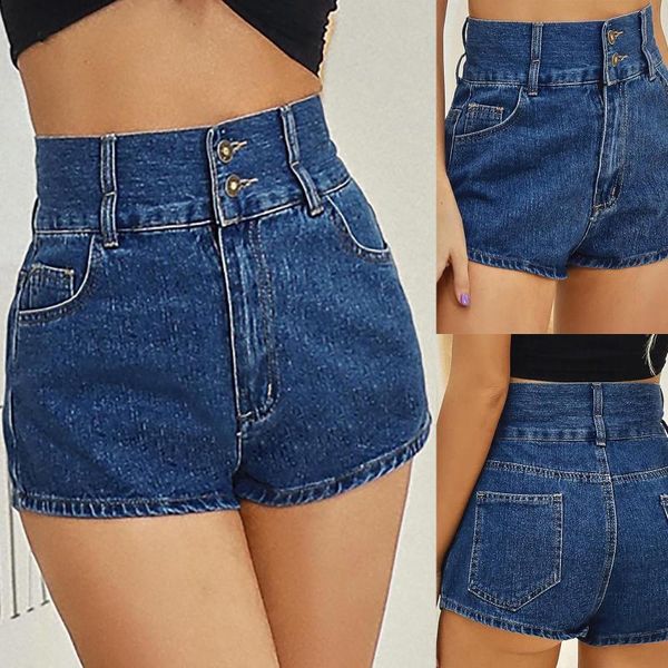 women's shorts jeans fashion high-waisted button straight pocket short pants solid color comfortable motorcycle denim, White;black
women's shorts jeans fashion high-waisted button straight pocket short pants solid color comfortable motorcycle denim, White;black