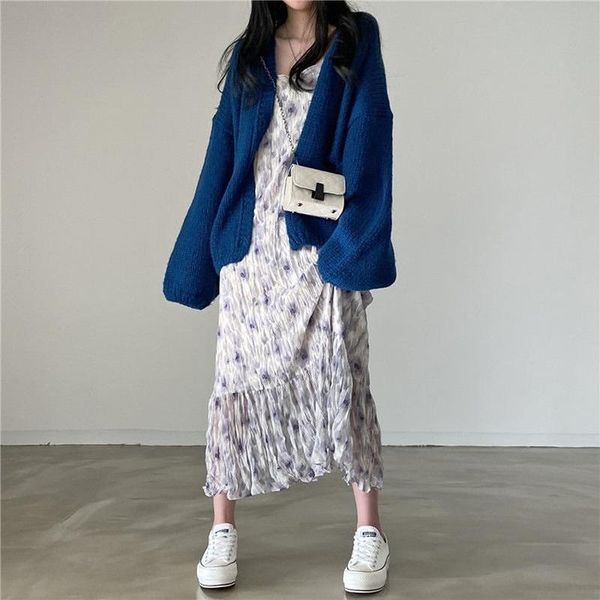 women's knits & tees women cardigan autumn jumper blue casual loose korean sweater cardigans long solid winter coat oversize female dro, White
women's knits & tees women cardigan autumn jumper blue casual loose korean sweater cardigans long solid winter coat oversize female dro, White