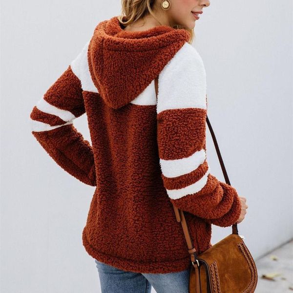 women's hoodies & sweatshirts women long sleeve plush winter retro stripe patchwork loose thick hooded, Black
women's hoodies & sweatshirts women long sleeve plush winter retro stripe patchwork loose thick hooded, Black
