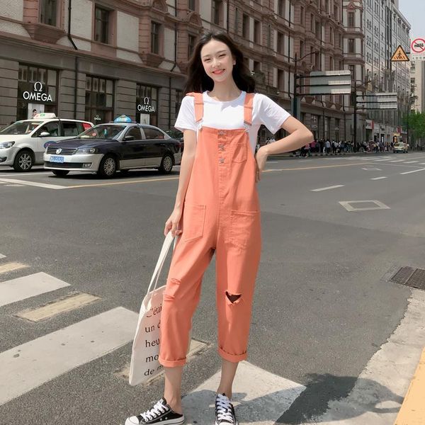 2021 new women summer casual denim overall set female short sleeve t-shirt + loose jeans pants sets fashion 2 piece suit tide l297nt8p, Gray
2021 new women summer casual denim overall set female short sleeve t-shirt + loose jeans pants sets fashion 2 piece suit tide l297nt8p, Gray