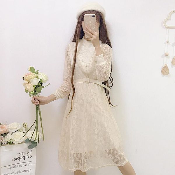 casual dresses autumn and winter dress women's 2021 japanese sweet high waist slim long sleeve student lolita, Black;gray
casual dresses autumn and winter dress women's 2021 japanese sweet high waist slim long sleeve student lolita, Black;gray