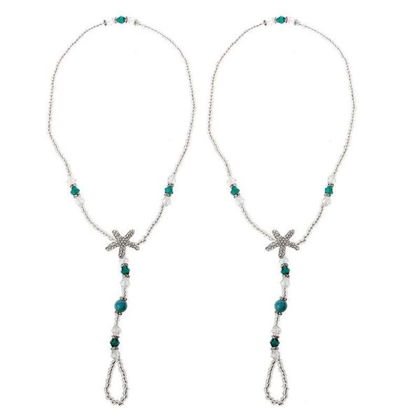 anklets 2pcs exquisite elegant pearl ankle chain beach wedding foot jewelry barefoot sandal anklet charming decoration accessories, Red;blue
anklets 2pcs exquisite elegant pearl ankle chain beach wedding foot jewelry barefoot sandal anklet charming decoration accessories, Red;blue
