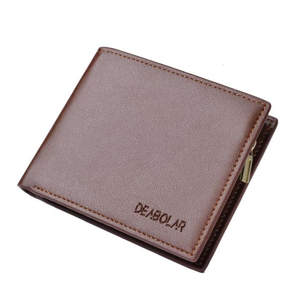 men wallet genuine leather wallet men's short tri-fold zipper multi-card slots card holder, Red;black
men wallet genuine leather wallet men's short tri-fold zipper multi-card slots card holder, Red;black