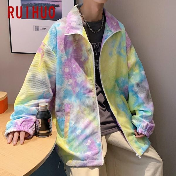 men's jackets ruihuo tie-dye corduroy casual jacket streetwear men clothing 2021 arrivals harajuku man bombers m-3xl, Black;brown
men's jackets ruihuo tie-dye corduroy casual jacket streetwear men clothing 2021 arrivals harajuku man bombers m-3xl, Black;brown
