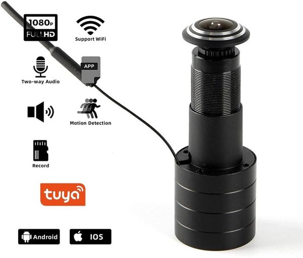 cameras tuya hidden wifi door eye camera 1080p hd mini security ip smart home surveillance motion detection support tf card slot
cameras tuya hidden wifi door eye camera 1080p hd mini security ip smart home surveillance motion detection support tf card slot