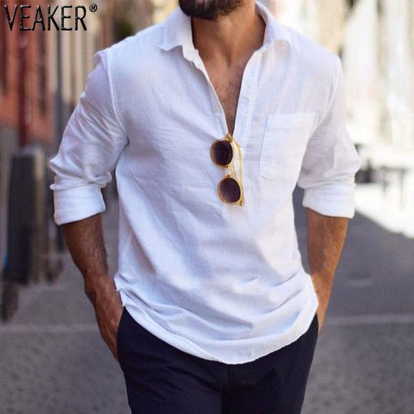 men's casual shirts 2021 autumn cotton linen shirt male white black long sleeve s-2xl
men's casual shirts 2021 autumn cotton linen shirt male white black long sleeve s-2xl