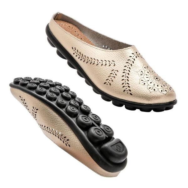 slippers lovirs mules for mother shoes women real leather soft sole flats round toe comfort mule slides size 35-44, Black
slippers lovirs mules for mother shoes women real leather soft sole flats round toe comfort mule slides size 35-44, Black