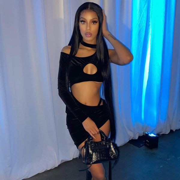 spring 2021 new fashion hollow out one sleeve bodycon dresses for women clubwear bandage mini dress d96-bg22, Black;gray
spring 2021 new fashion hollow out one sleeve bodycon dresses for women clubwear bandage mini dress d96-bg22, Black;gray
