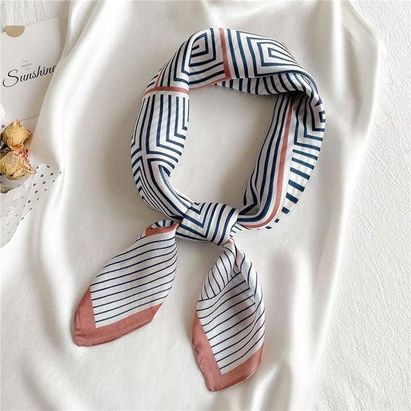 scarves simple geometric silk scarf women fashionable decorative small square towel casual striped female neckerchief bandana, Blue;gray
scarves simple geometric silk scarf women fashionable decorative small square towel casual striped female neckerchief bandana, Blue;gray