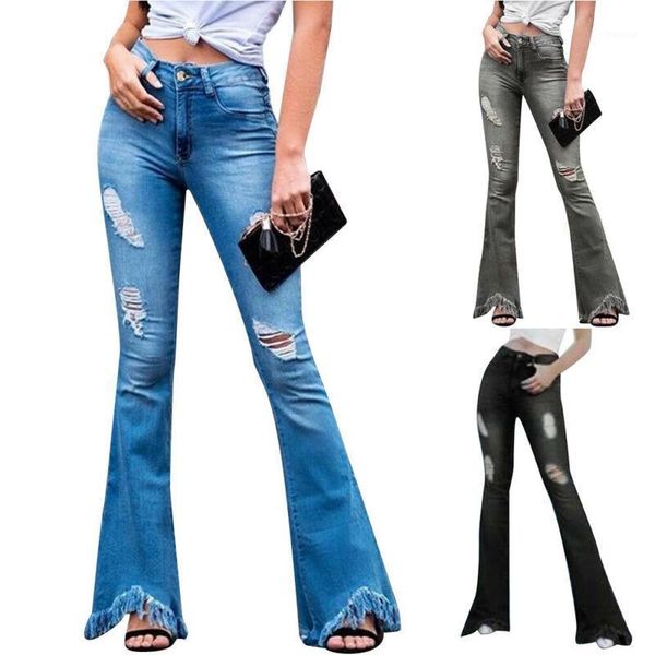 women's pants & capris women flare jeans korean style high waist ripped denim distressed skinny bell bottom, Black;white
women's pants & capris women flare jeans korean style high waist ripped denim distressed skinny bell bottom, Black;white