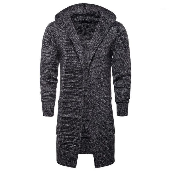 men's sweaters spring autumn hooded long coat men fashion casual cardigan male clothes knitted hoodies sweater man us size, White;black
men's sweaters spring autumn hooded long coat men fashion casual cardigan male clothes knitted hoodies sweater man us size, White;black