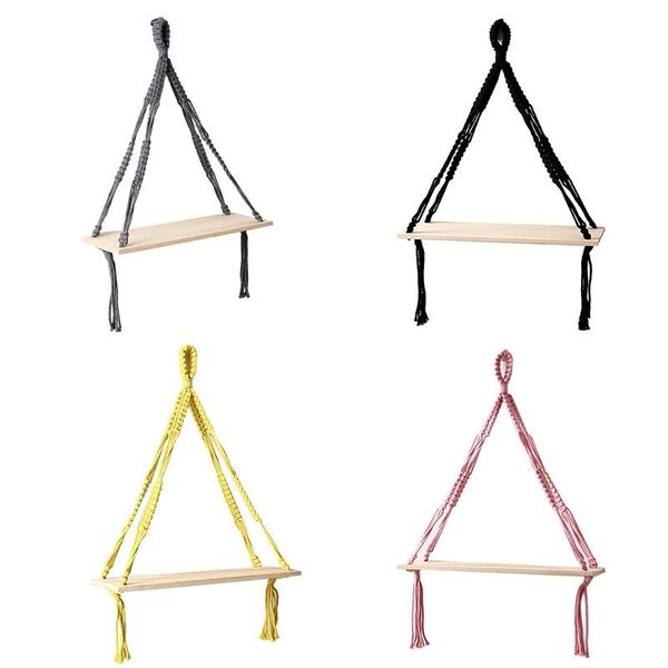 other home decor color cotton rope hand woven tapestry shelf wood floating wall hanging storage room decoration
other home decor color cotton rope hand woven tapestry shelf wood floating wall hanging storage room decoration