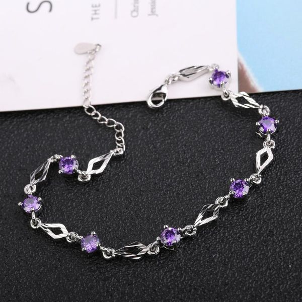 charm bracelets trendy cube-shaped inlay purple/clear zircon bangles bracelet for women silver plated cuff jewelry drop wholesale, Golden;silver
charm bracelets trendy cube-shaped inlay purple/clear zircon bangles bracelet for women silver plated cuff jewelry drop wholesale, Golden;silver