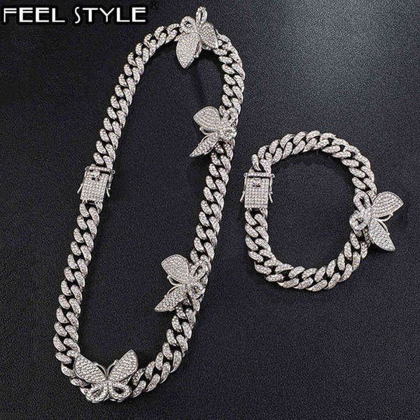 hip hop 13mm iced out paved rhinestones 1set miami curb butterfly cuban chain cz bling rapper necklace bracelet men jewelry, Silver
hip hop 13mm iced out paved rhinestones 1set miami curb butterfly cuban chain cz bling rapper necklace bracelet men jewelry, Silver