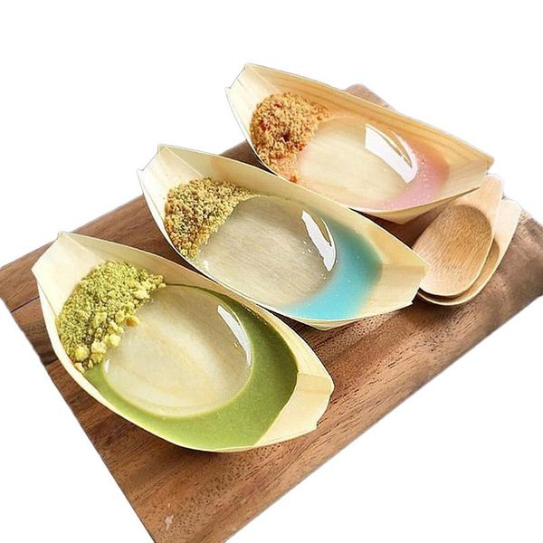 japanese wooden tray disposable sushi boat plate snack salad dishes restaurant dessert tray fast
japanese wooden tray disposable sushi boat plate snack salad dishes restaurant dessert tray fast