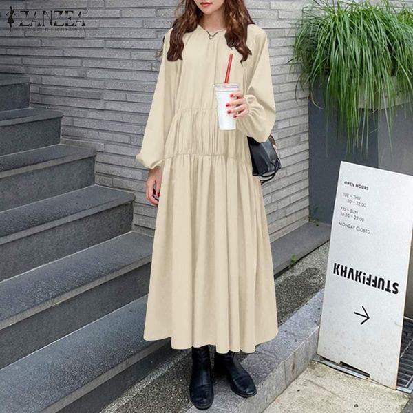 casual dresses anzea women o-neck long puff sleeve 2021 party vintage clothing smocked vestidos plus size elegant, Black;gray
casual dresses anzea women o-neck long puff sleeve 2021 party vintage clothing smocked vestidos plus size elegant, Black;gray