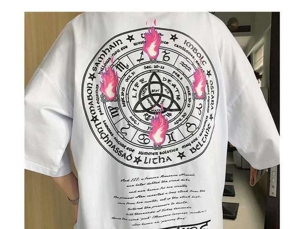 chice five-sleeve male loose japanese ins couple short-sleeve harajuku fashion fashion students in the sleeve t-shirt, White;black
chice five-sleeve male loose japanese ins couple short-sleeve harajuku fashion fashion students in the sleeve t-shirt, White;black