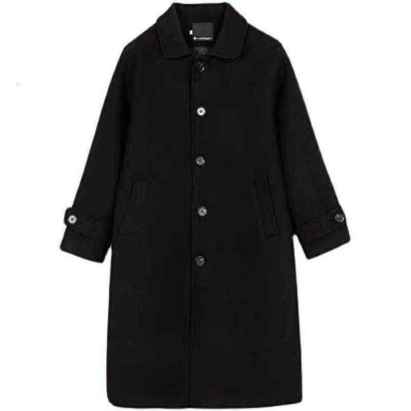 coat woman 2021 windbreaker medium long small hepburn wind cloth black woolen coat autumn and winter
coat woman 2021 windbreaker medium long small hepburn wind cloth black woolen coat autumn and winter